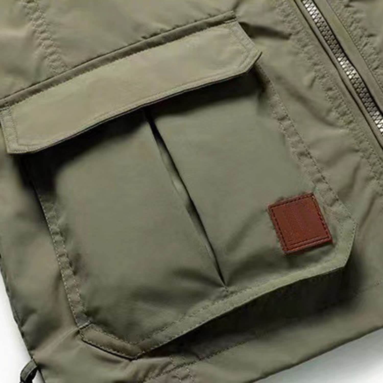 Chaleco De Hombre Multibolsillos Sin Mangas Chaleco De Pesca Casual Exteriores Malla Transpirable Chaqueta De Viaje Práctico Chaleco De Fotografía