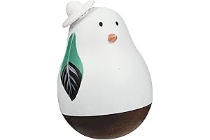 Toddler Window Toys, Bird Shape Tumbler Wobbling Wood Animal