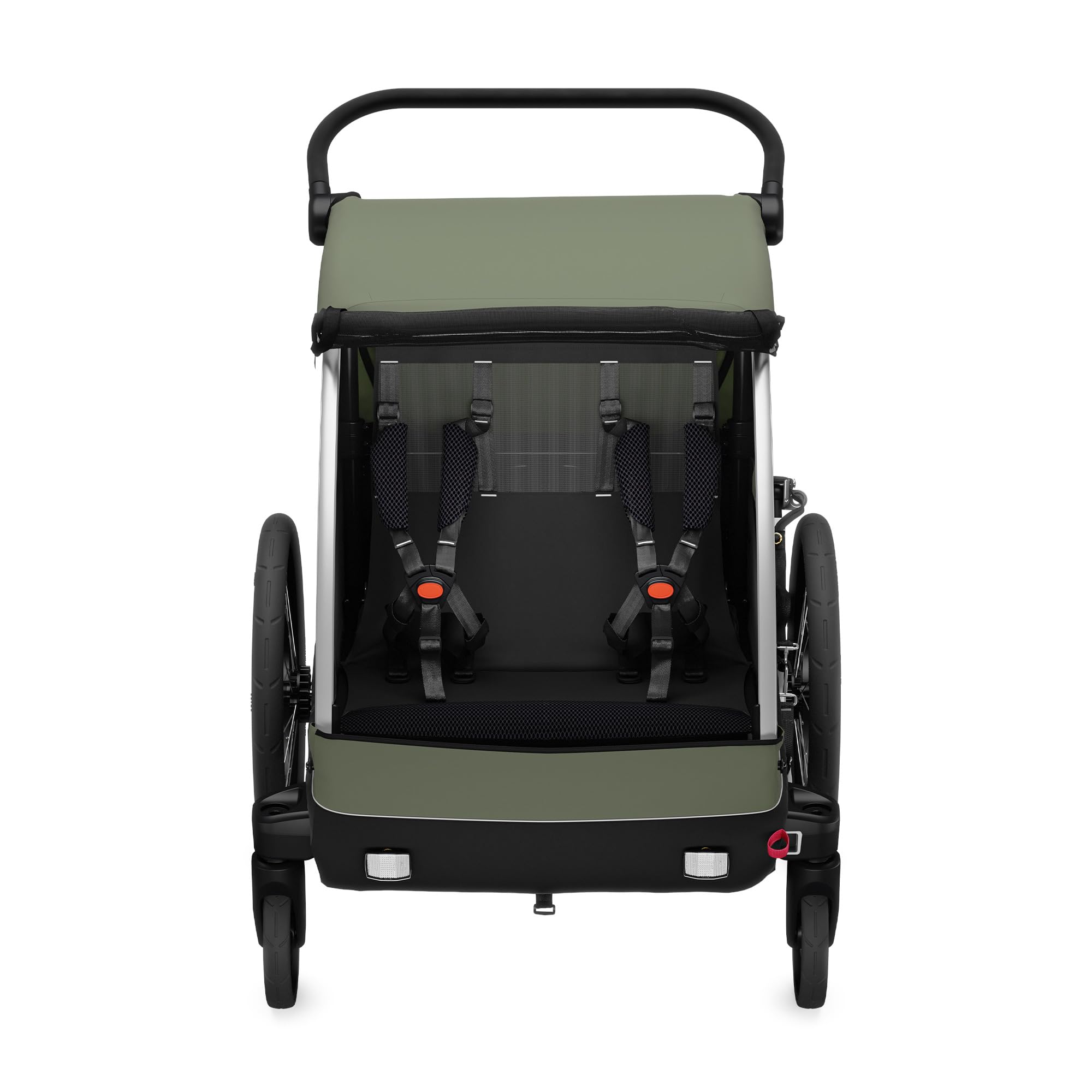 Thule Courier - Remolque de Bicicleta para niños y Perros, Color Verde