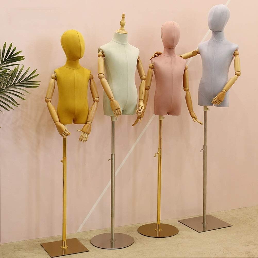 Verstellbare Kinderpuppe Schneiderpuppe Schneiderpuppe für Kleidung Display - Geeignet für Kinder im Alter von 2-9 Jahren