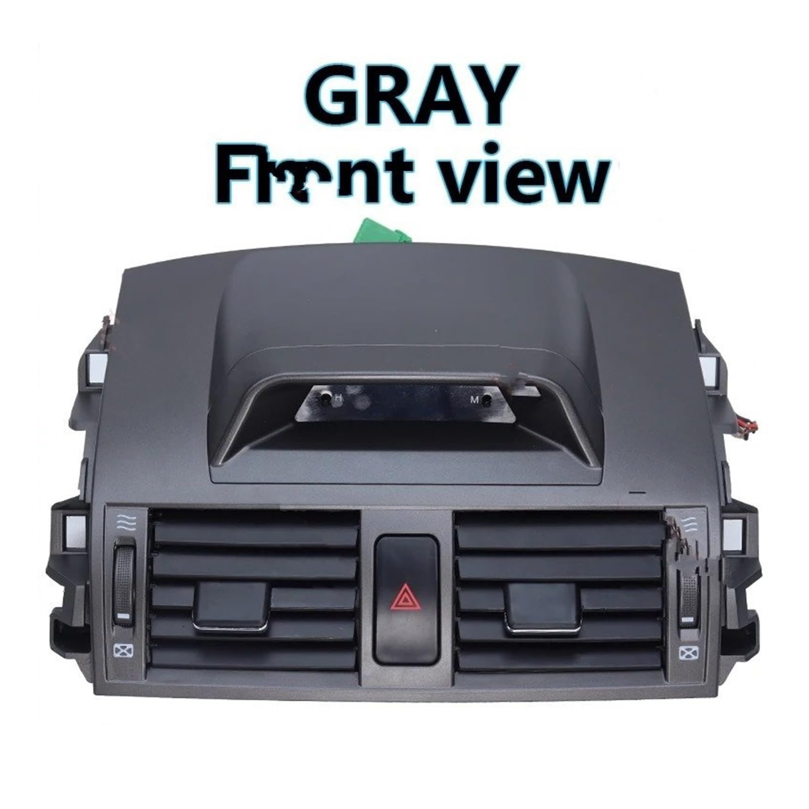 Presa Aria Condizionata Griglia Ventilazione Centrale Cruscotto Anteriore Griglia Uscita Aria Condizionata Pieghevole Per TOYOTA Per COROLLA 2008-2013 Bocchetta Condizionata Auto(Grey)