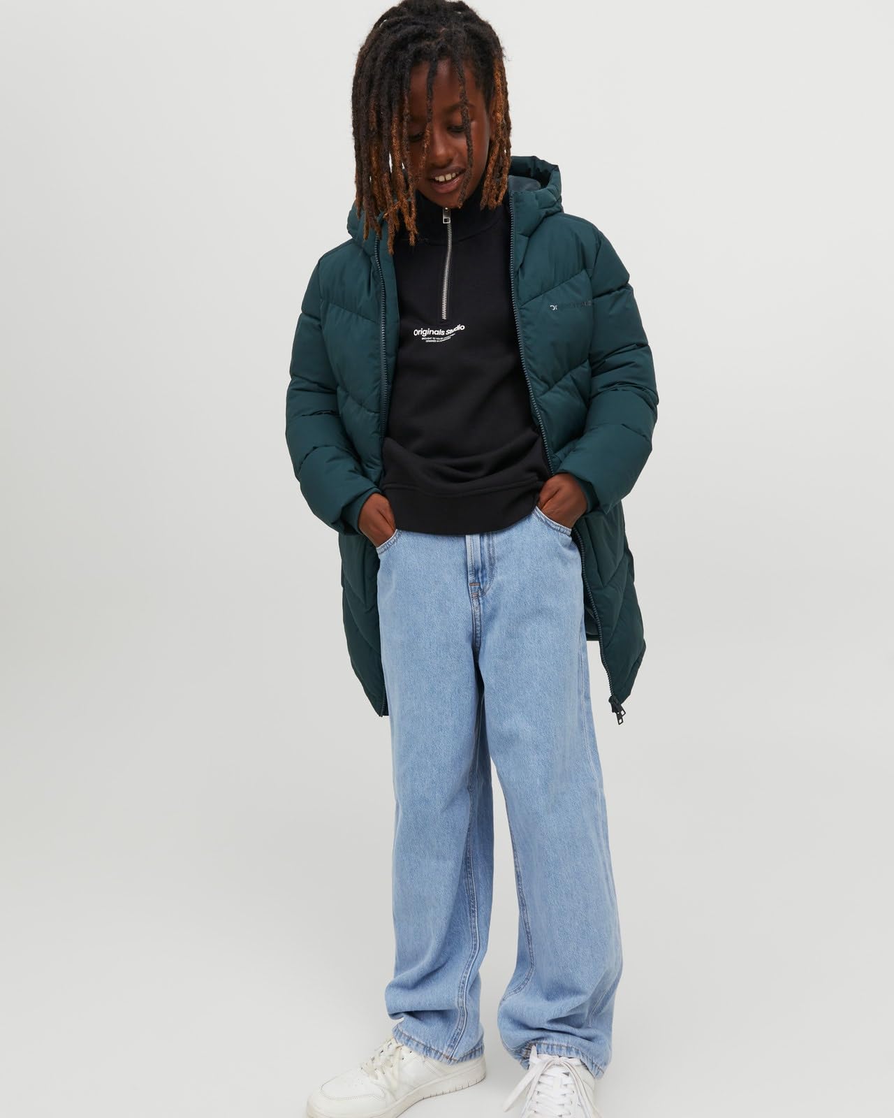 JACK & JONES Baggy fit Jeans JJIALEX Jjoriginal AKM 710 Noos JNR Baggy fit Jeans Junior