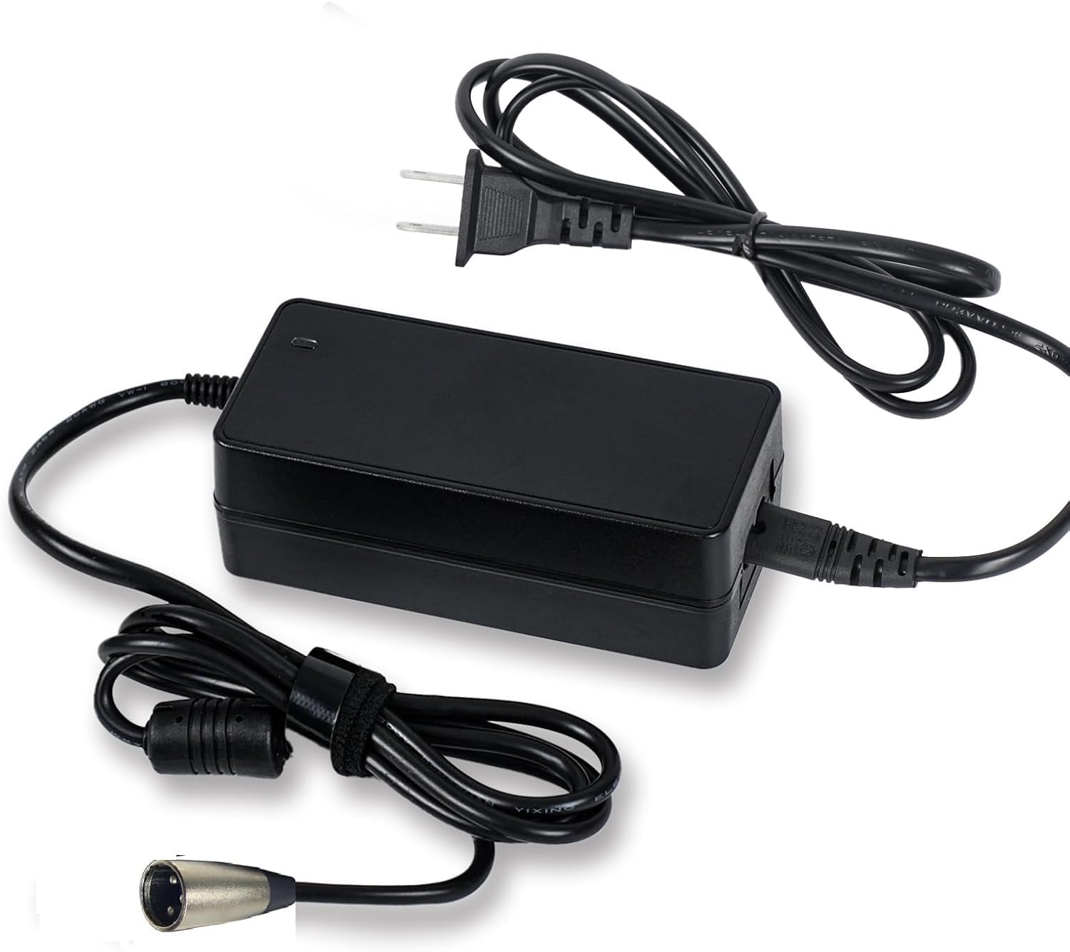 eeTao 29.4V XLR 3 Prong Replacement Charger Compatible with POWET Lightweight Electric Wheelchairs for Adults 24V 12AH Lithium Battery DC29.4V Power Supply Adapter Cable Cord