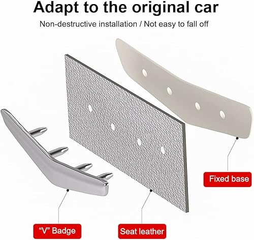 Miniatura 5 de JDMON Reemplazo para interior Posher Cabina Asiento de cuero Wave Crest Insignia Cadillac ATS XTS XT5 ‎23267944