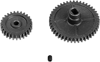 Hobbypark Steel Metal 44T Diff Main Gear Reduction Gear & 27T Motor Gear Pinion for WLtoys 144001 1/14 RC Car Upgrade Parts