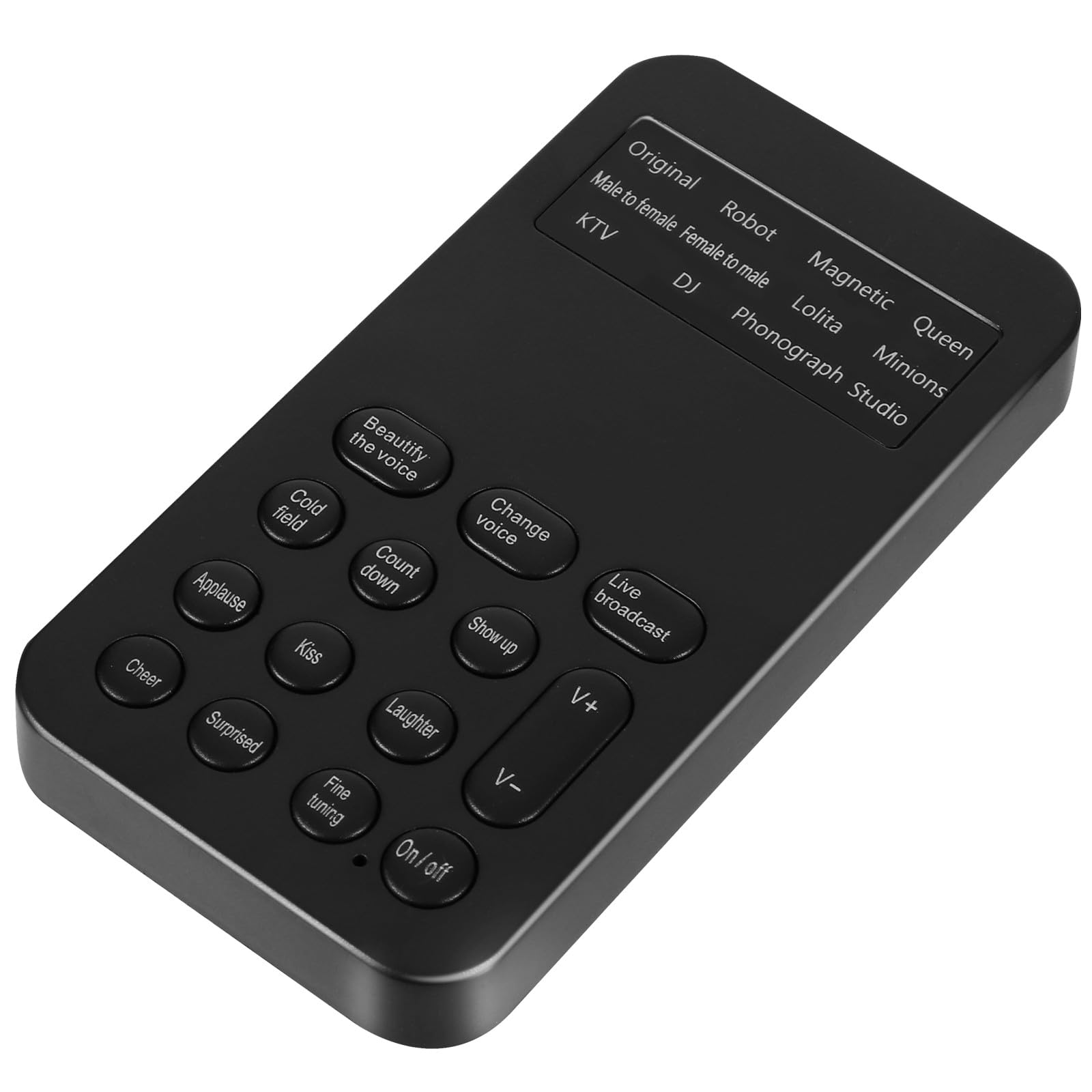 Mini Sound Card Voice Changer for Mobile Phones and Computers, Portable External Sound Card with Voice Beautifier and Live Broadcast Effects, Compatible with 5V DC Power-image-21