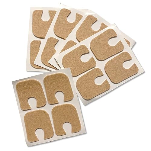 Miniatura 3 de Aetna Foot Products - Fieltro adhesivo en forma de U para callos o dedos del pie, paquete de 100, 1/8 pulgadas de grosor