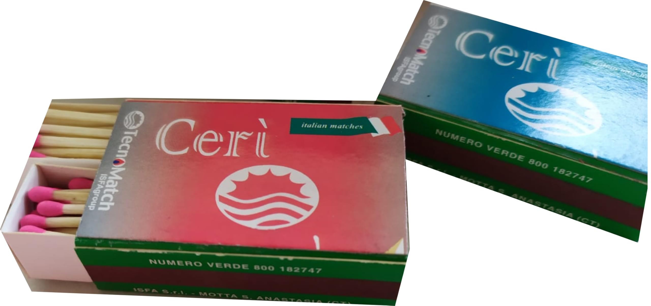 fiammiferi CERINO di cera doppio cassetto (100)