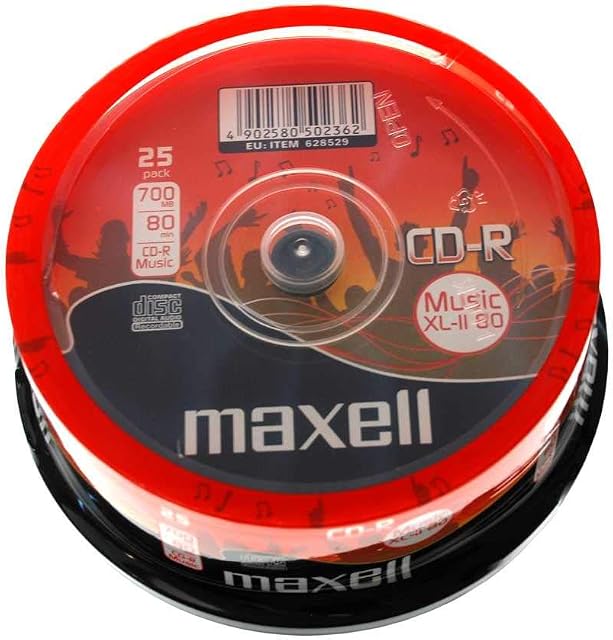CD-R80 25 Pack Spindle 25x speed