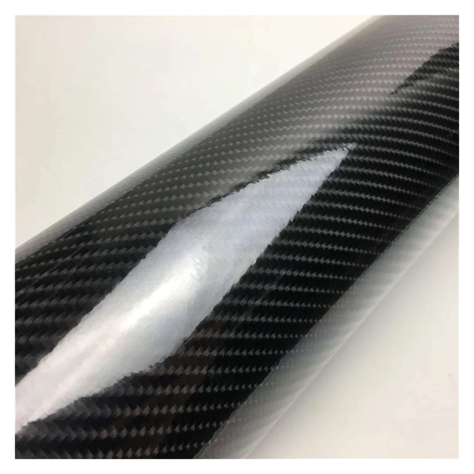 Nero 6D Involucro in vinile in fibra di carbonio Accessori per auto