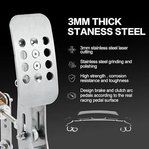 Pedales Simjack UT Load Cell para Simulador de Conducción miniatura 4