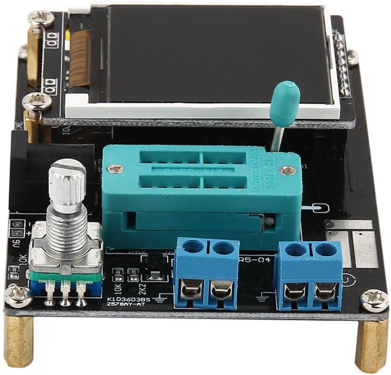 URNINAUEU Transistor Tester Capacitance ESR Voltage Meter PWM Square Signal Generator SMT LCD GM328A Soldering