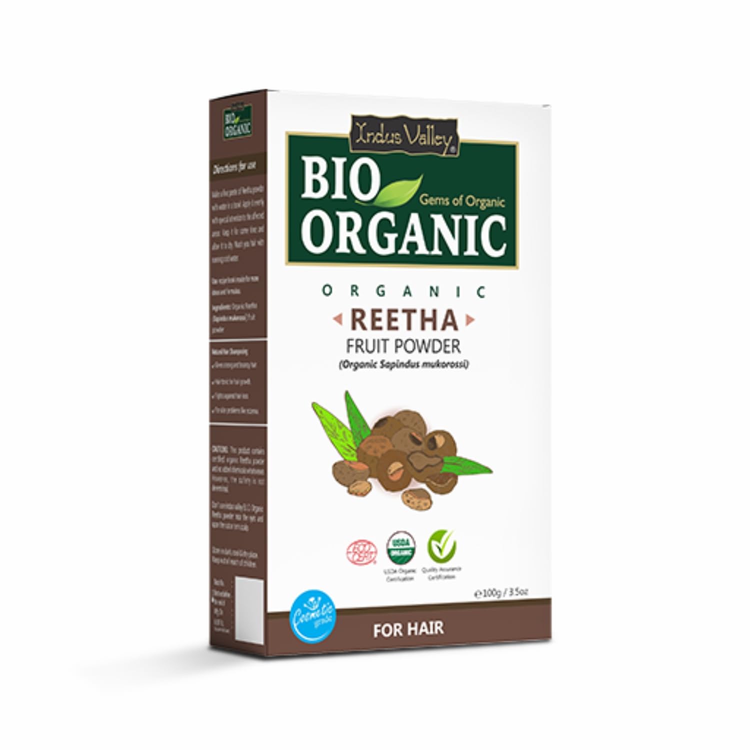 Indus Valley Organic Reetha Fruit Powder