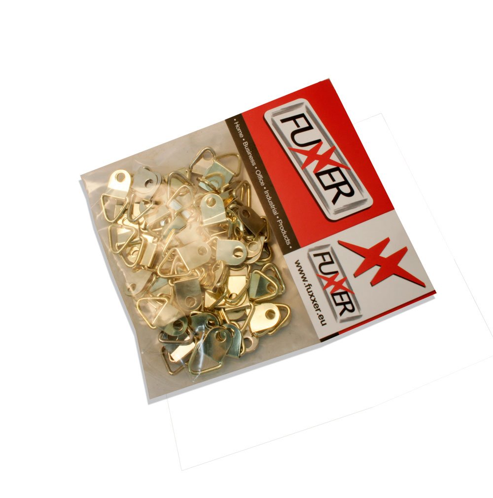 Fissaggio Specchio Senza Viti Ganci Per Specchi E Quadri In Ottone - 2 Pezzi, Carico Fino A 8 Kg, Facili Da Montare Ganci Decorativi Ottone - Foto 10