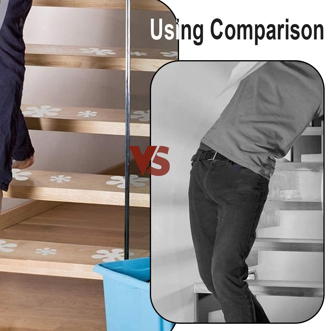 Adesivi Antiscivolo Per Doccia E Vasca - Set Di 20 Strisce Trasparenti Per Prevenire Cadute - Foto 11