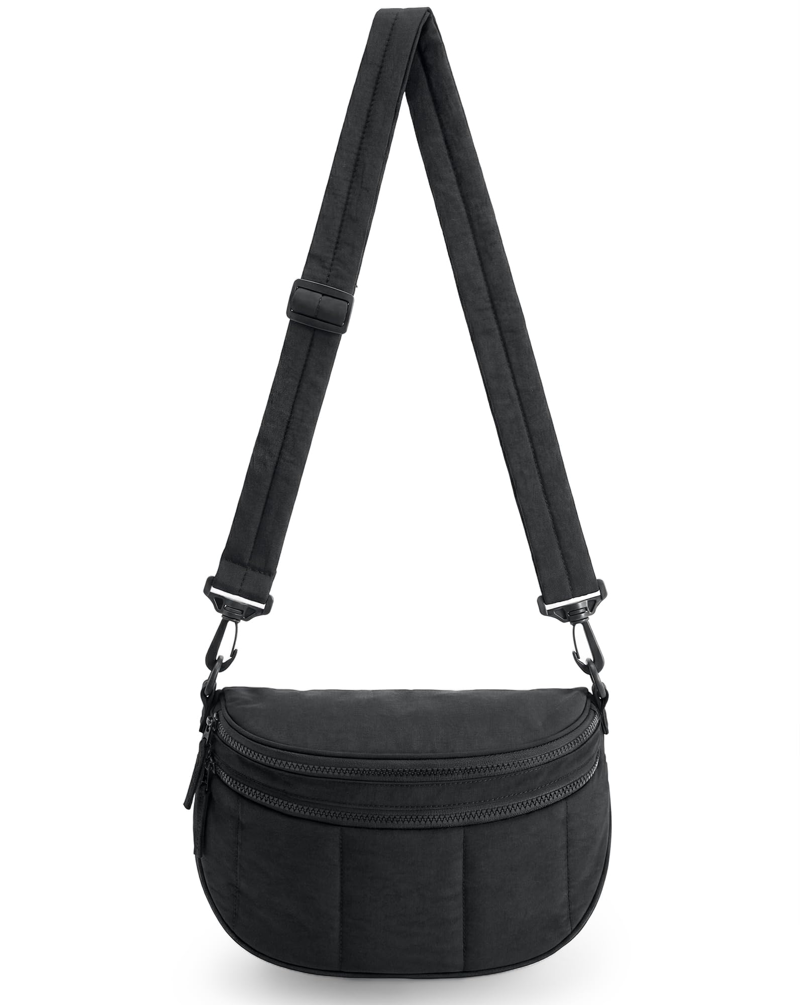 BAGSMART Crossbody Bags for Women Travel Purse, Puffer Bum Bag Handbag Wallets, Crossbody Fanny Packs for Travel & Work