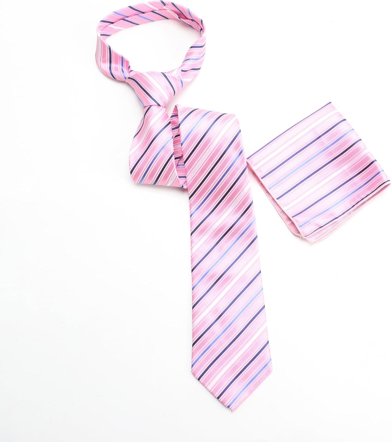 kaxilu Necktie Squares Tie For Men Mens Ties Tie and Pocket Square Collection Present Box Necktie Lot 5 Set Premium