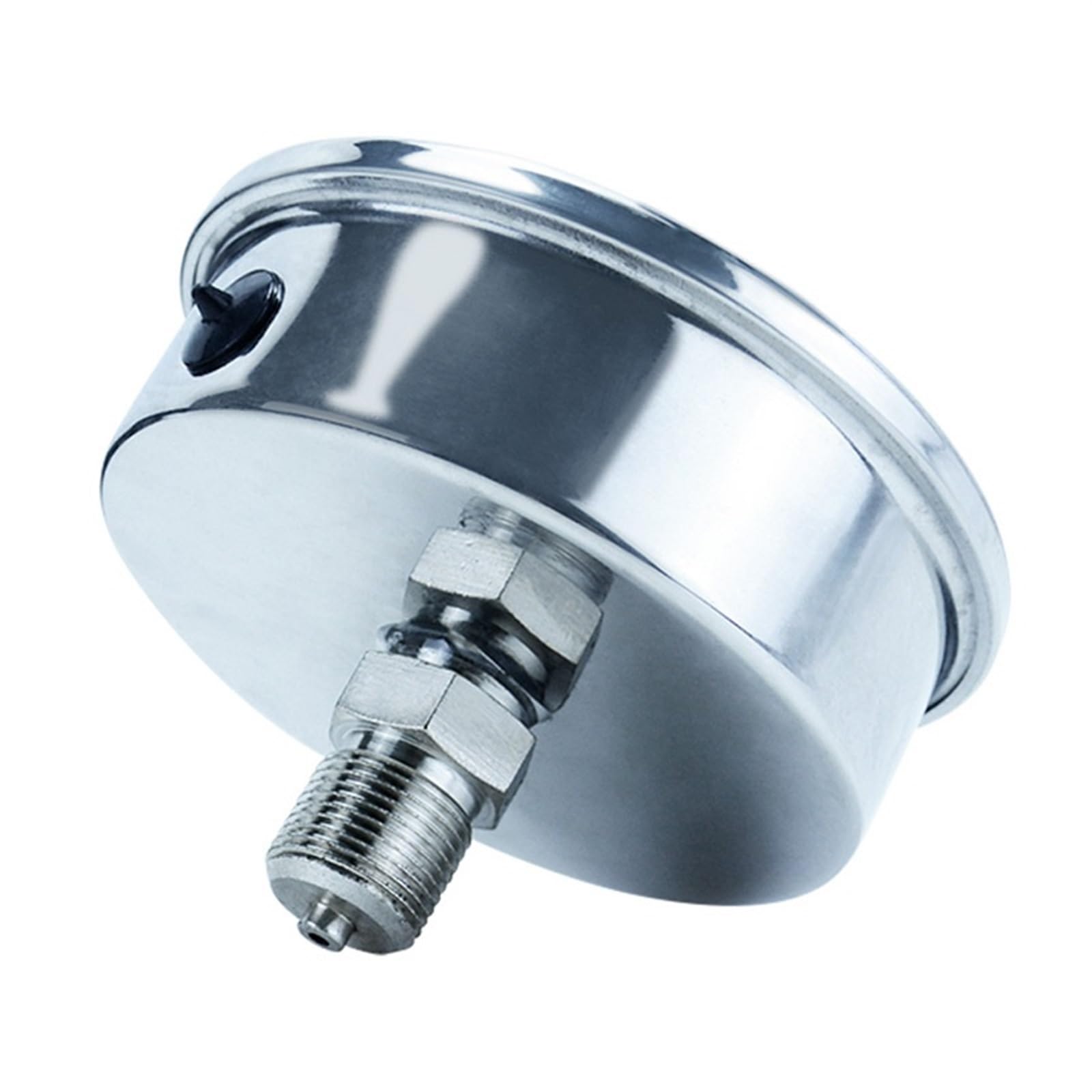 Manometro 0-60MPa Verticale antivibrazione in Acciaio Inossidabile glicerina Idraulico Acqua Olio Aria Filettatura G1/4 G1/2 manometro Digitale (Un Quarto Verticale, 0-0,1 MPa)