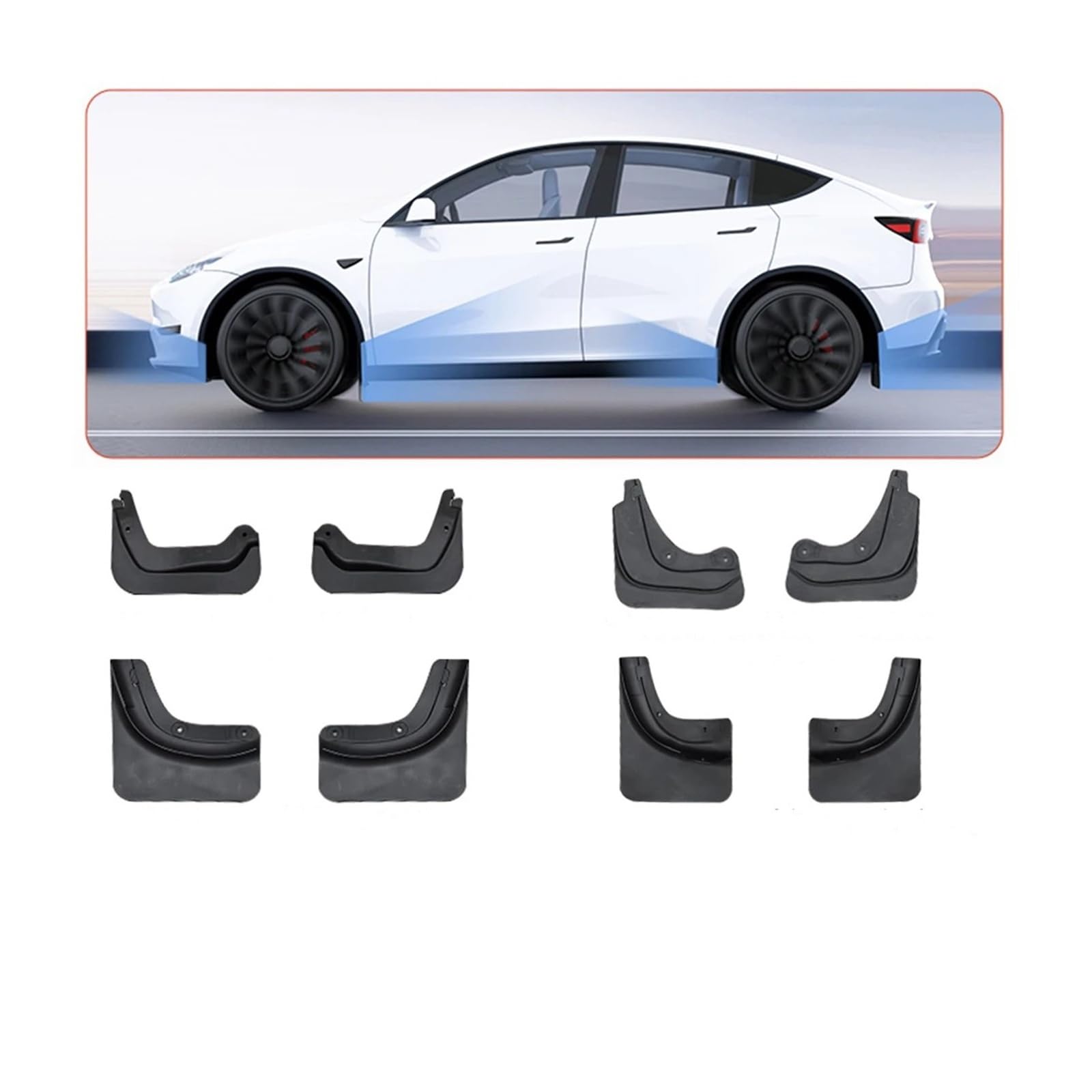 Dla Tesla Model 3 Y Highland Juniper 2021-2025 błotniki samochodowe