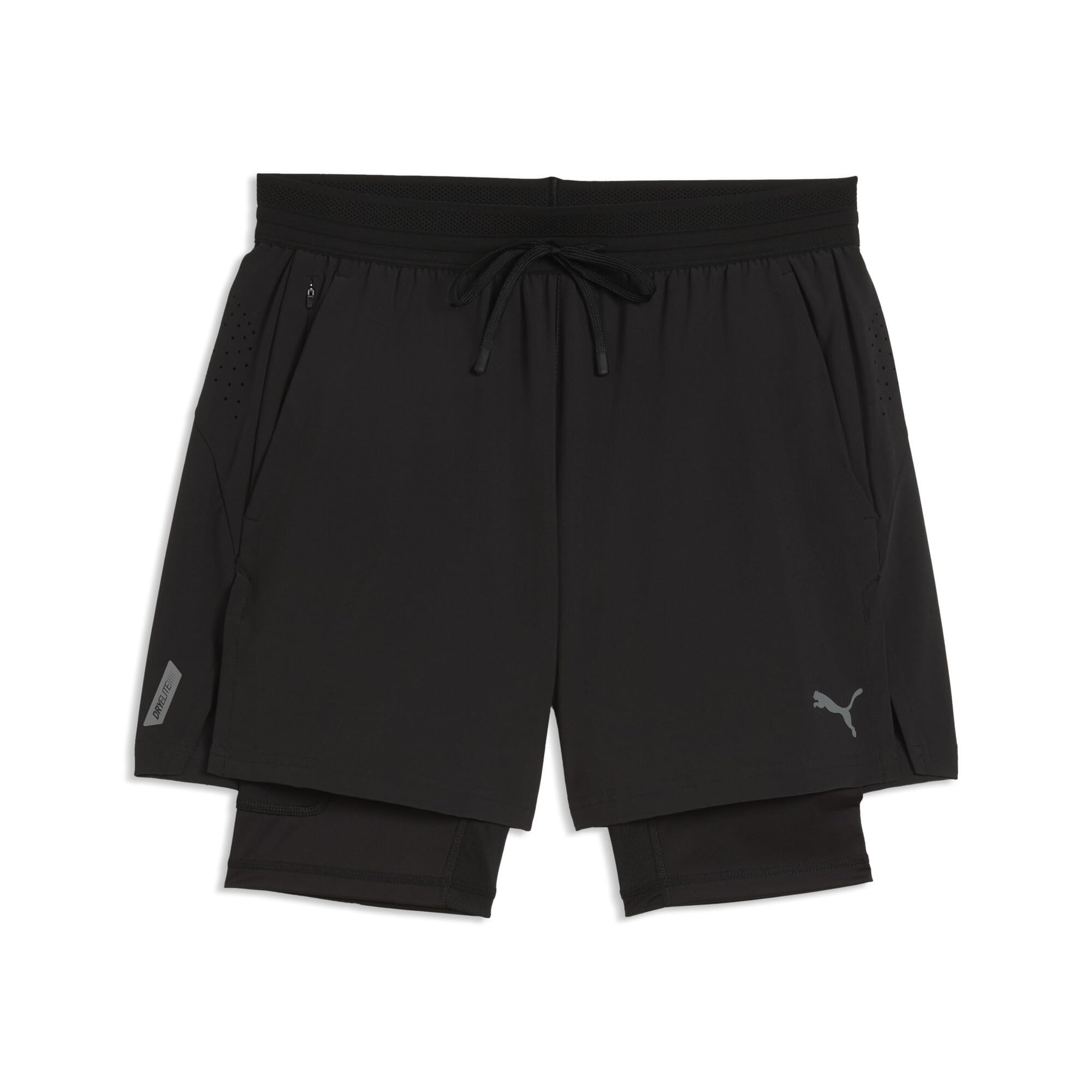 Puma M Pwrmode 2in1 Stretch Woven Short - Pantalones Cortos Tejidos Unisex Adulto