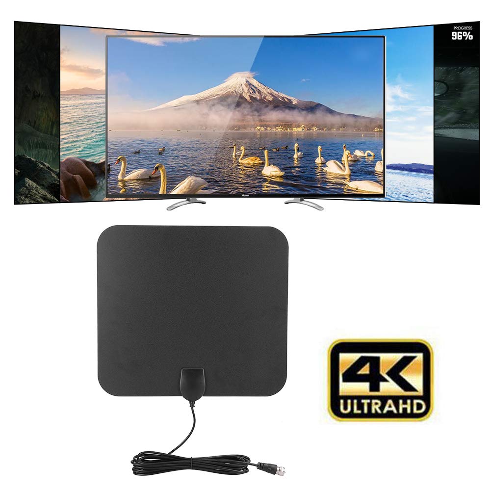 TY28D, HDTV Indoor Digital Home Télévision Télévision Télé ATSC Antenne Antenne Cable avec Amplificateur de Signalisation