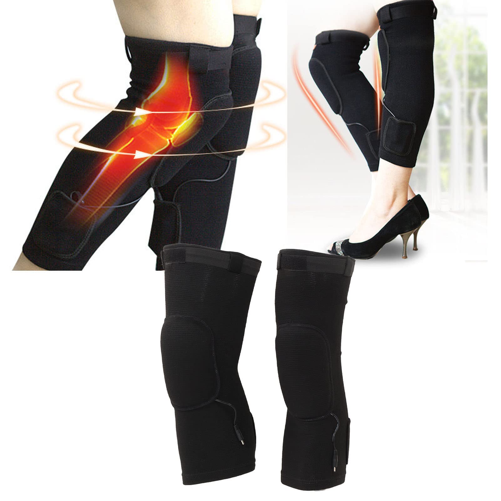 Rodilleras Térmicas, Rodillera Térmica 1 par Reduce el Dolor Transpirable Mantiene el Calor para Correr para Mujeres para Escalar Montañas para el Dolor en las Articulaciones para Hacer Ejercicio