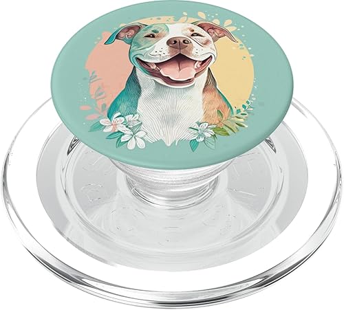 Miniatura 7 de Pit Bull - Mamá amante de los perros, colorido, artístico, propietario de Pitbull, PopSockets intercambiables