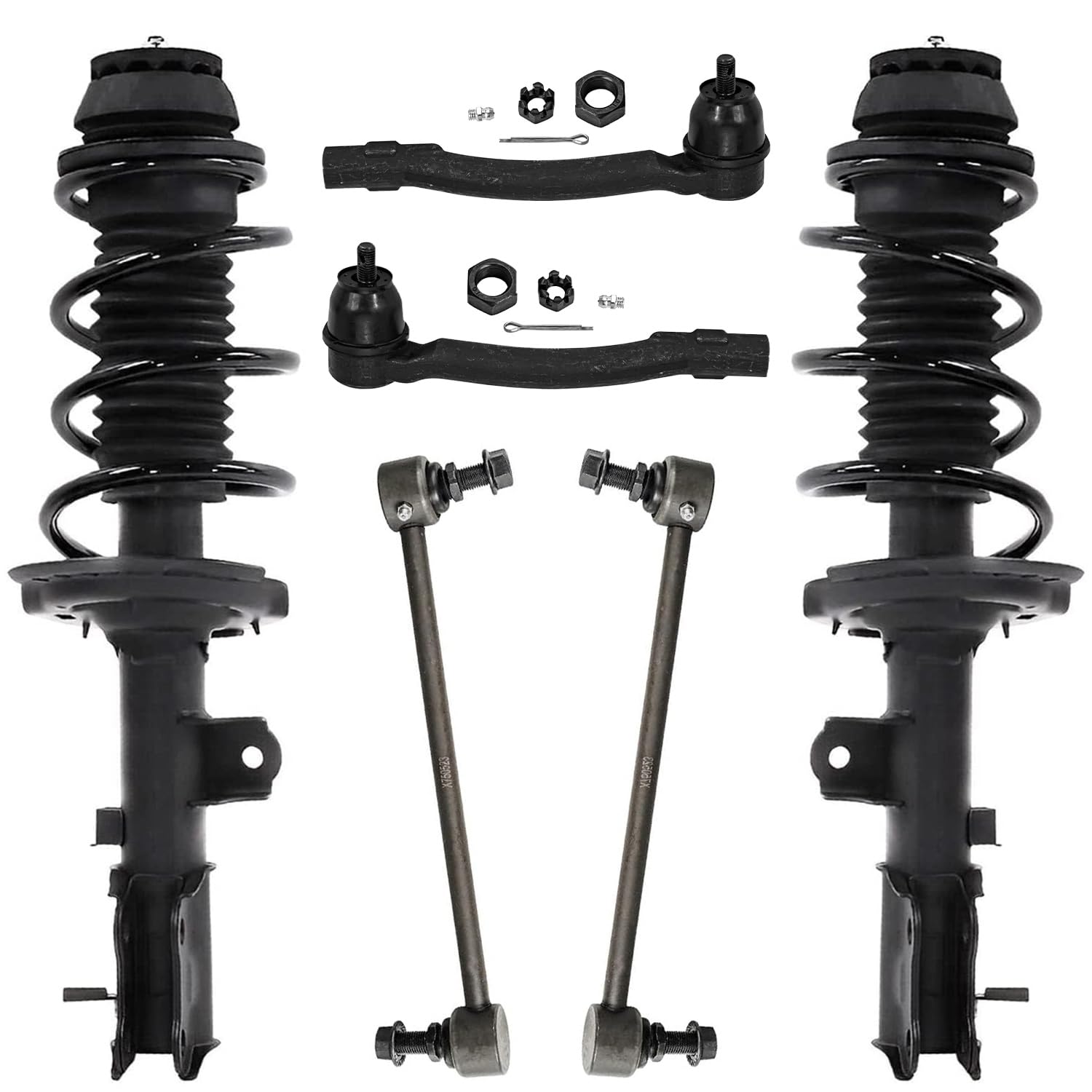 Detroit Axle - Front Suspension kit For 2012-2017 Hyundai Accent Kia Rio