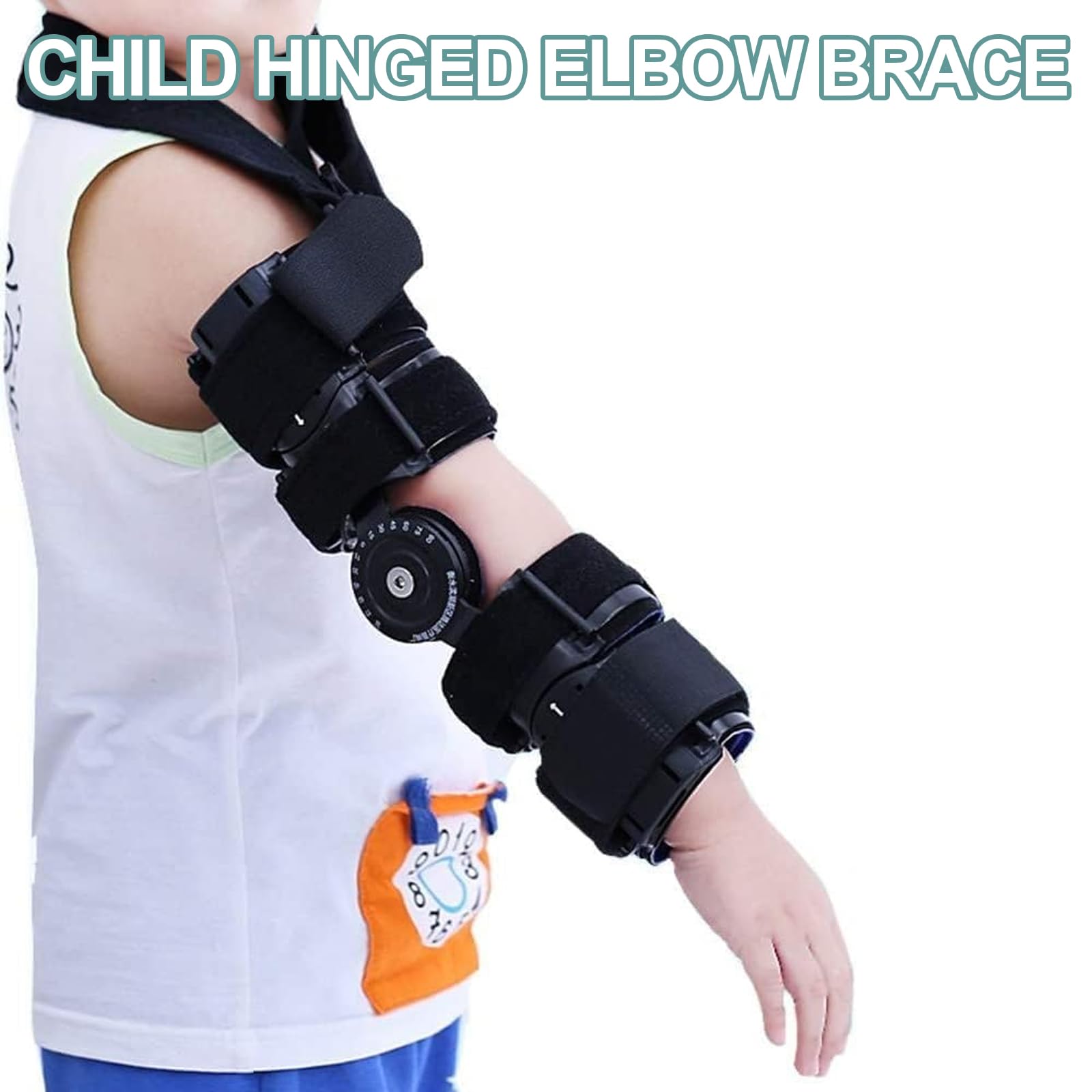 Ellenbogenorthese für Kinder, verstellbare Schulter- und Armstütze mit Gurt für die postoperative Phase, Stabilisierungsschiene für Kinder bei Brüchen, Verrenkungen und Gelenkschmerzen bei Arthritis