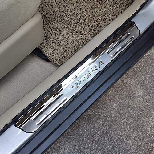 4 Pezzi Targhette Esterne per Battitacco per Auto