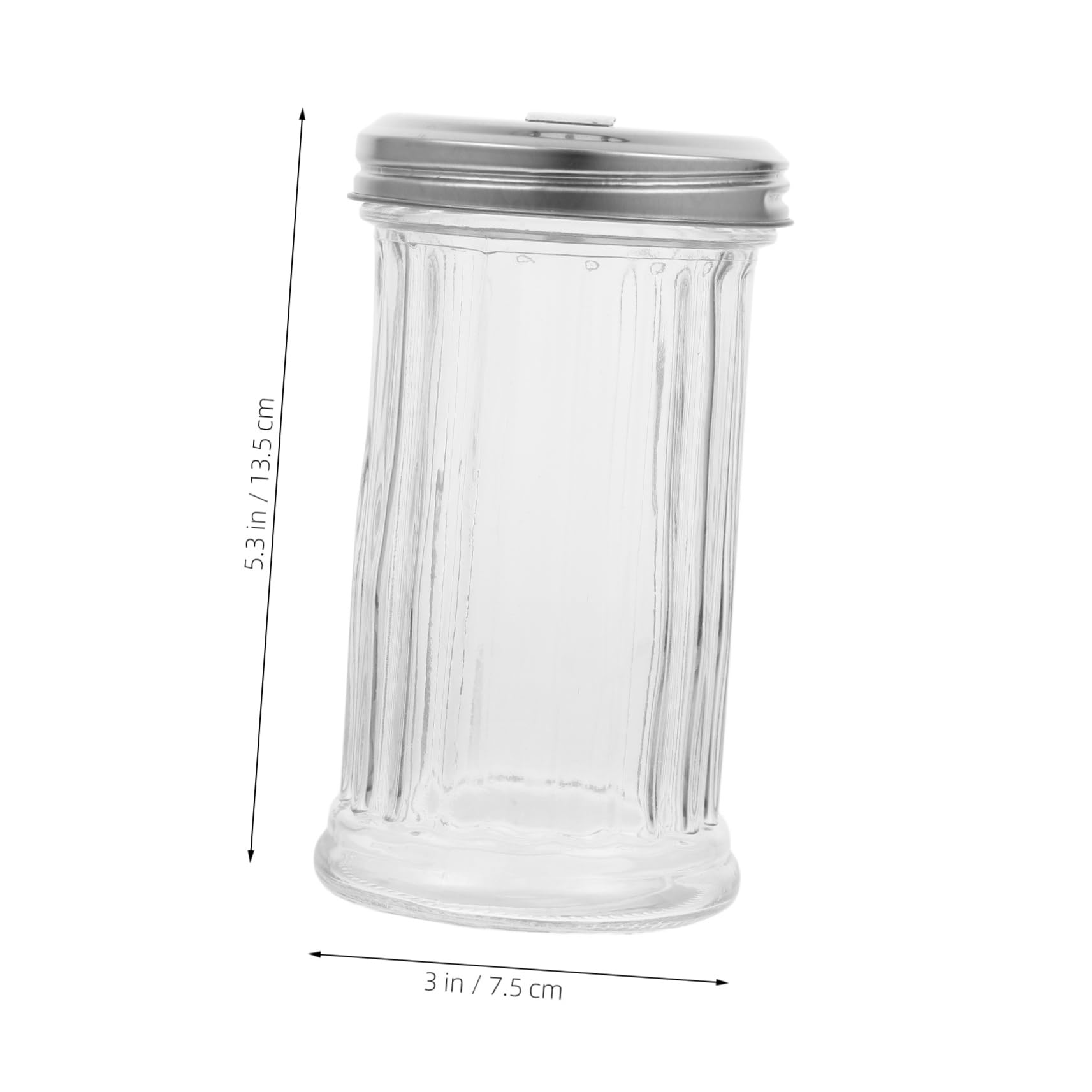 FUNOMOCYA Pcs Glass Pepper Shaker Shakers Seasoning Dispenser Salt Kitchen Seasoning Jar Dispenser Jar