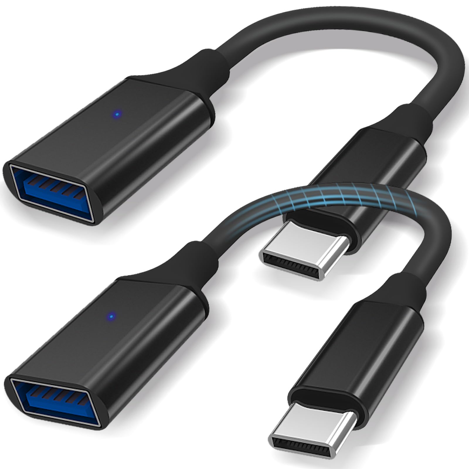 Amazon.com: OITYEUF USB C to USB 3.0 Adapter 2 Pack, Type C