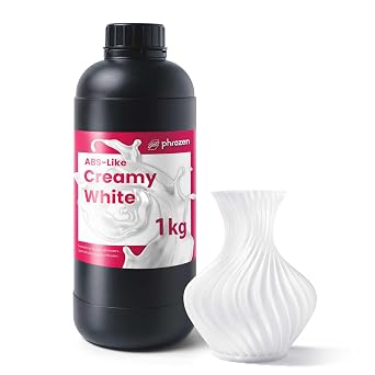 phrozen ABS-Like 3D Printer Resin [Creamy White], 405nm DLP LCD UV-Curing Photopolymer Resin for General Modeling, Prototyping, High Precision Printing, Low Odor, Non-Brittle 1KG