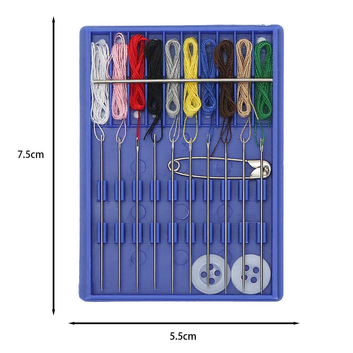 Confezione da 5 Mini Kit da Cucito Kit da Cucito Portatile da Viaggio Set di Aghi e Filo di Emergenza Kit da Cucito Compatto per Principianti Adulti Amici Famiglia Accessori da Cucito utili