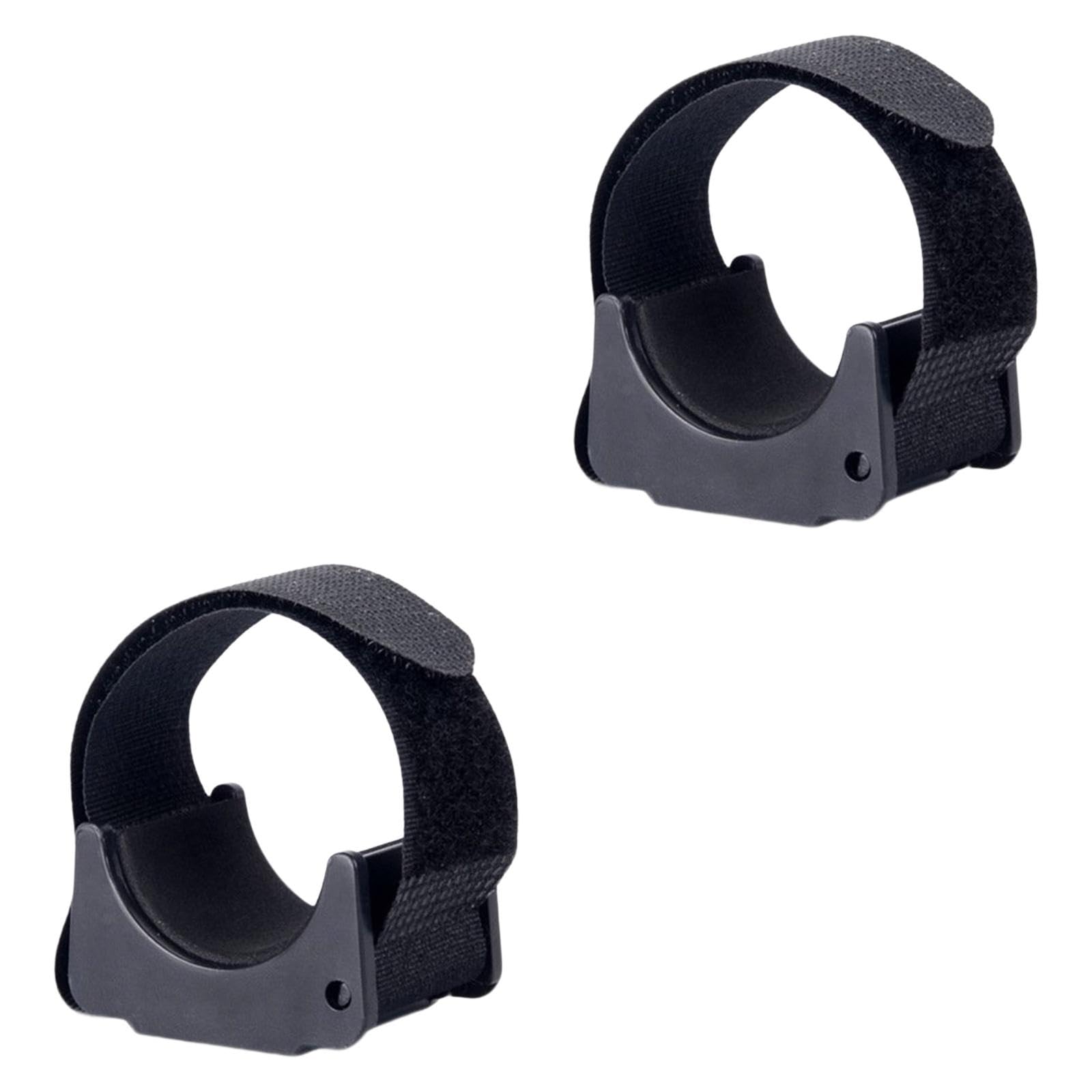 YIJU Flashlight Mounting Bracket Flashlight Mount Holder Clip Flashlight Light Lamp Holder Black Replace Torch Mounting Bracket, 2 Piece