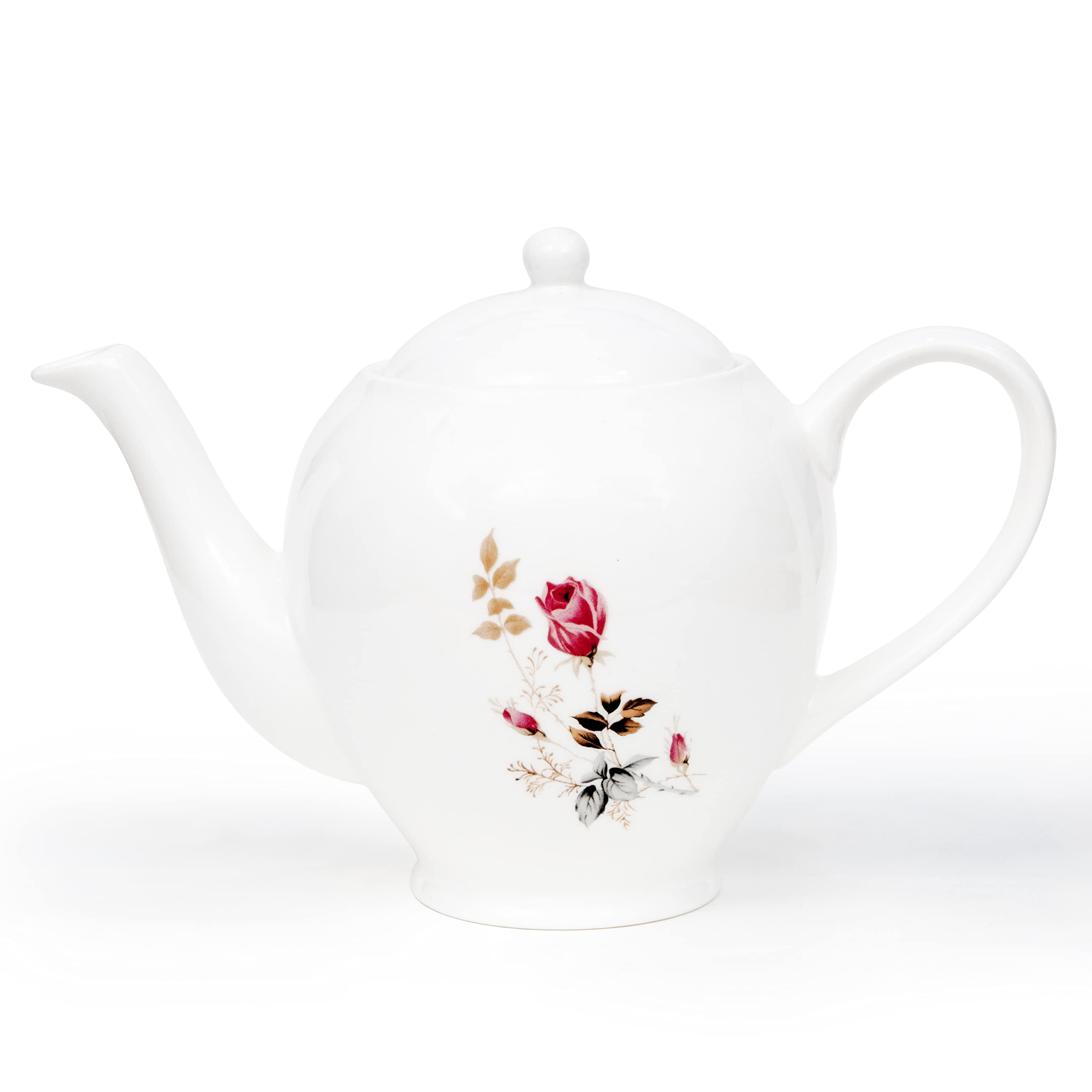 Clay Craft Fine Ceramic | Floral Printed | Tea/Coffee Cups - Set of 6-180 ml Each (Teapot Diamond) - Image 6 thumbnail