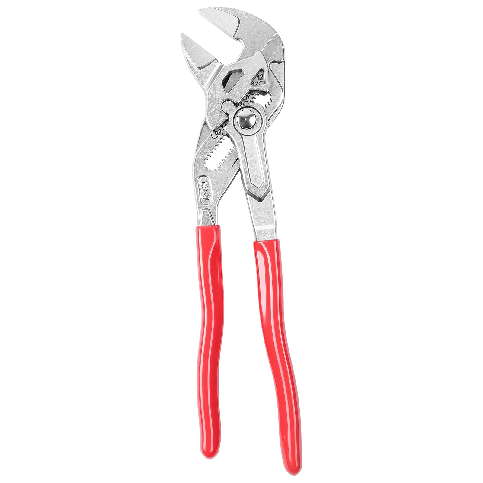 NUTKIT 255 mm Adjustable Pliers Wrench, Extra-wide Caliber Adjustable Spanner, Harder Texture Water Pump Pliers, Self Adjusting Jaw Parallel pliers Max Jaw Capacity 40 mm for Professional Plumbing&DIY
