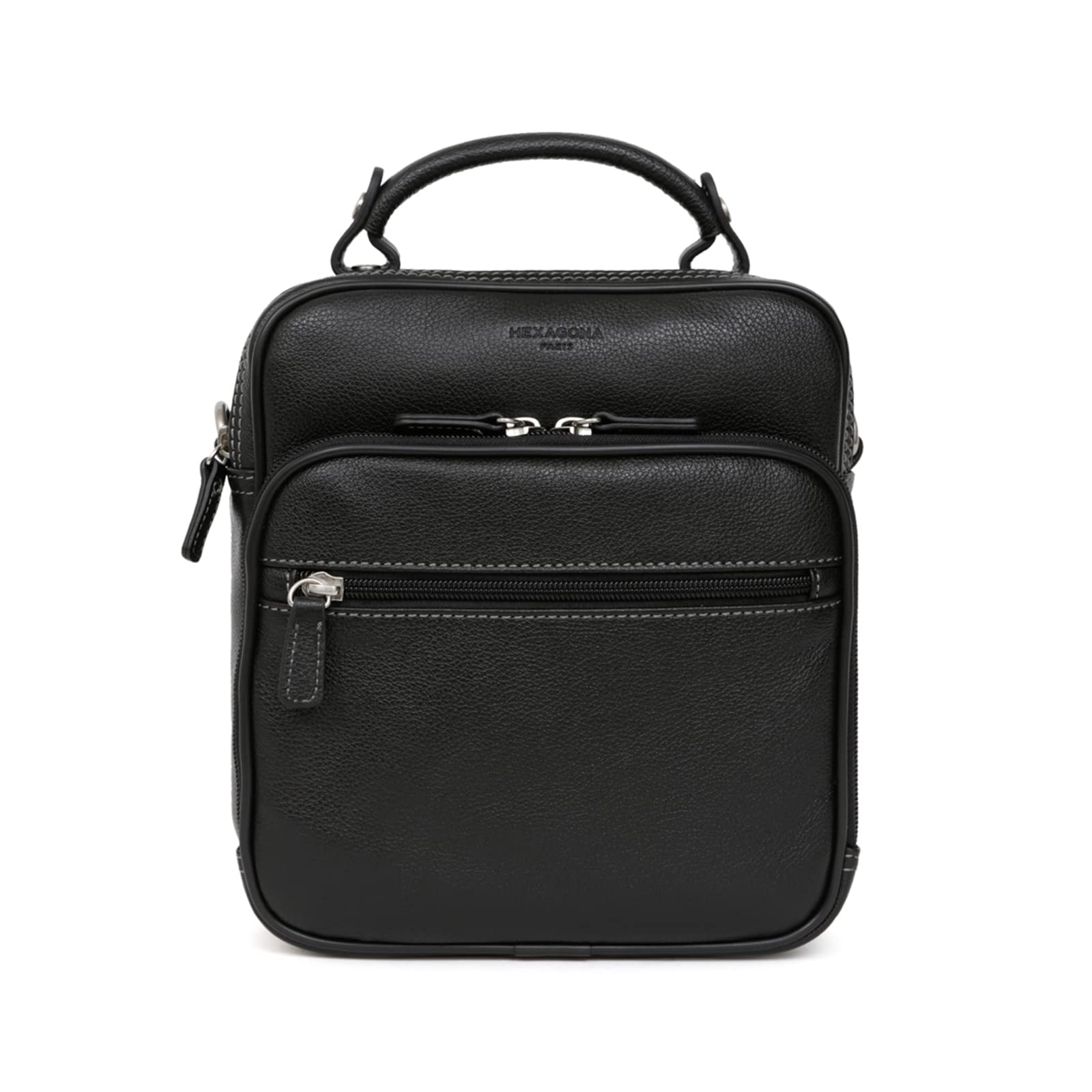 Hexagona Unisex Adultos 461832 Handtasche, Noir