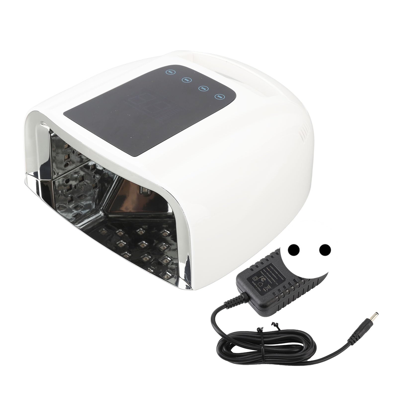 Suszarka UV do Paznokci, Lampa 42 żetony 96 W Lampa do Zdobienia Paznokci Automatyczny Czujnik 100~240 V Cyfrowy Ekran do Salonu Ręcznego (wtyczka UE)