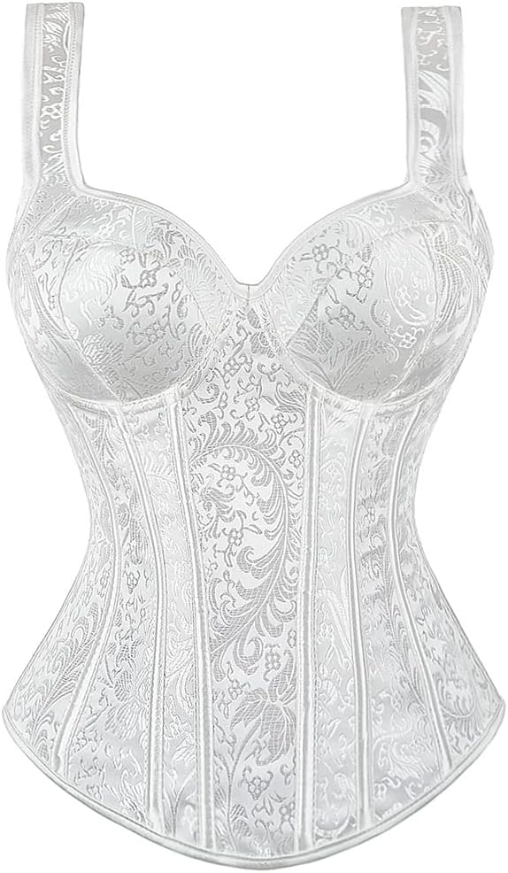 Kranchungel Renaissance Corset Top for Women: Corset with Straps Bustier Themed Parties Costumes for Historical Reenactors