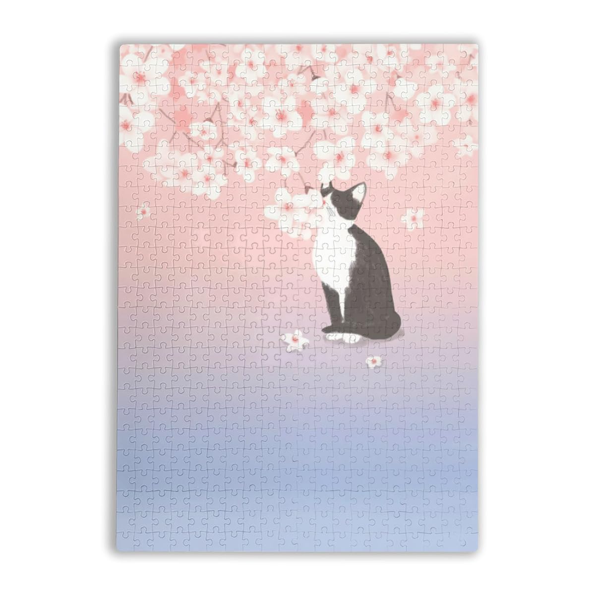 Amazon.co.jp: ジグソーパズル 500ピース 桜 さくら サクラ ネコ 猫柄