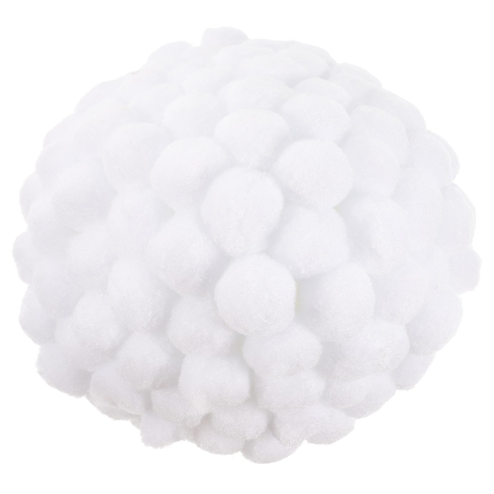 Gorro de lana blanco PRETYZOOM para niños de 46-50cm con diseño de peluca 8