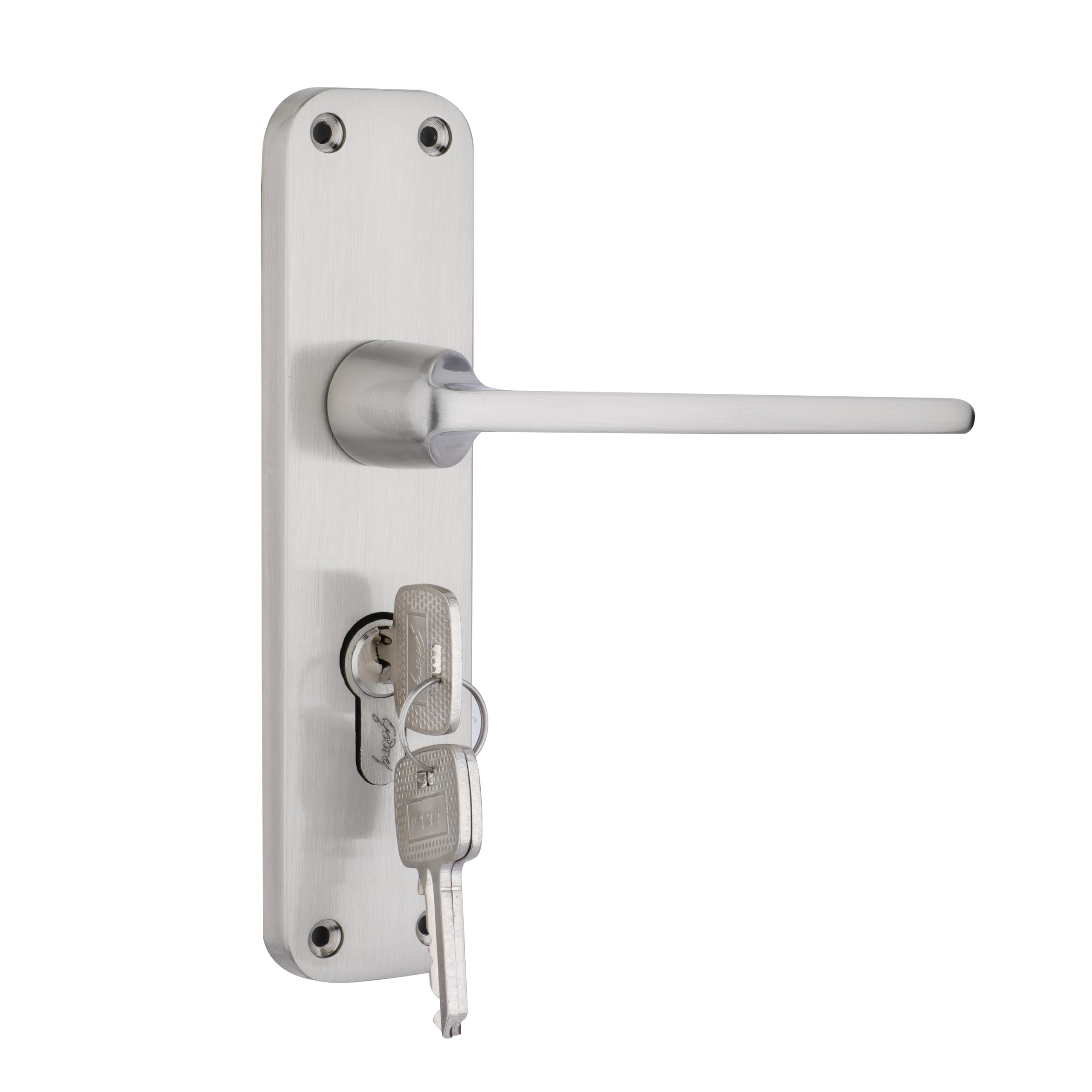 Godrej Mortise Lock | BM 10 Handle Lock Set| 200 mm Lockbody | Europrofile Cylinder 60mm Knob from Inside | for Home & Office | Satin Steel Finish | 3 Keys | Double-Throw Deadbolt | 5 Year Warranty-picture-17