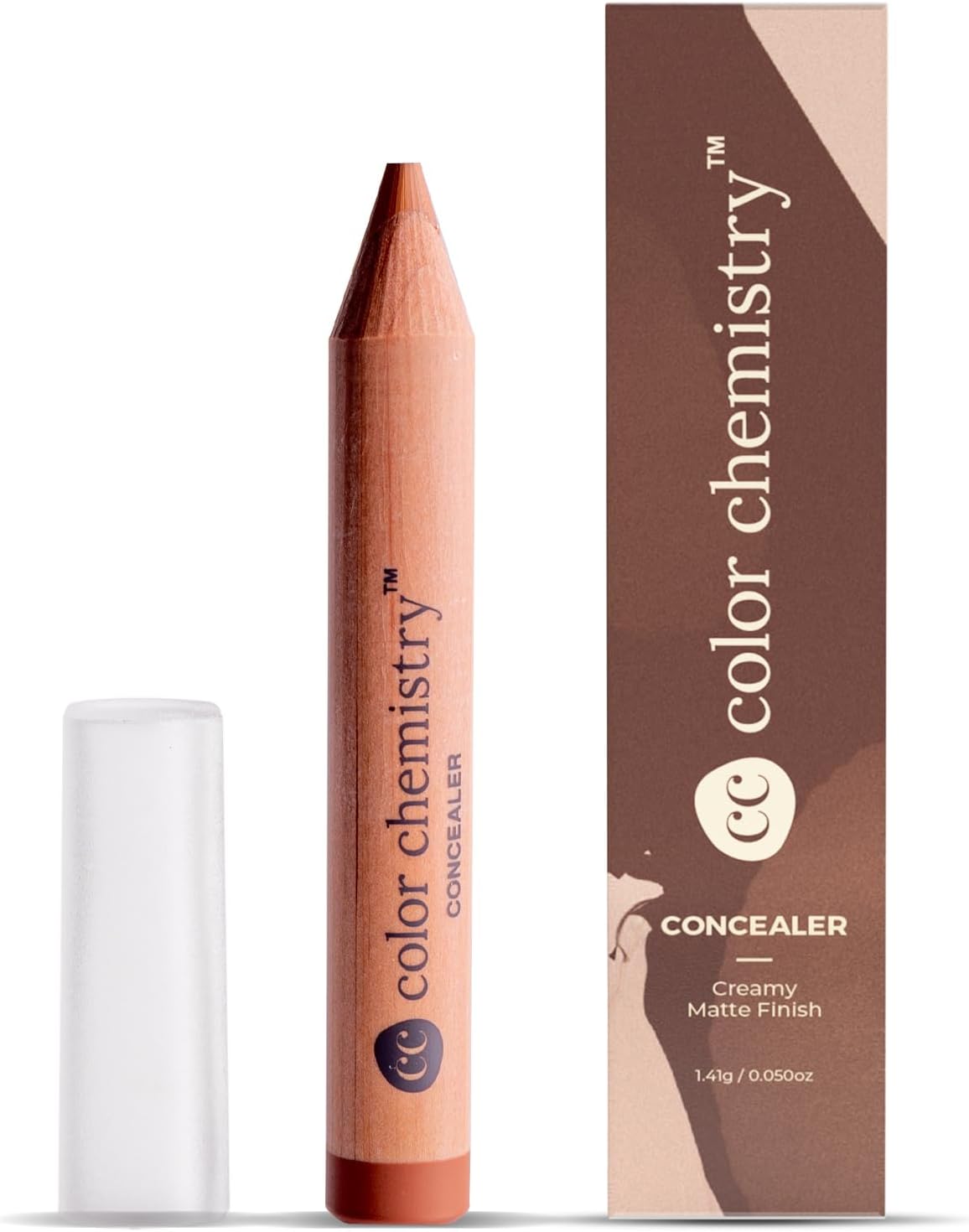 Color Chemistry Concealer, Prairie CO05, 2.49 g | Creamy Matte Finish with Buildable Medium to High Coverage | Long-Lasting, Natural Ingredients & Easy to Apply | Ultra Smooth Texture Blends Seamlessly to Conceal Redness, Blemishes & Even Out Skin Tone | Perfect for No-Makeup Makeup Look | Vegan & Cruelty-Free in 8 Diverse Shades