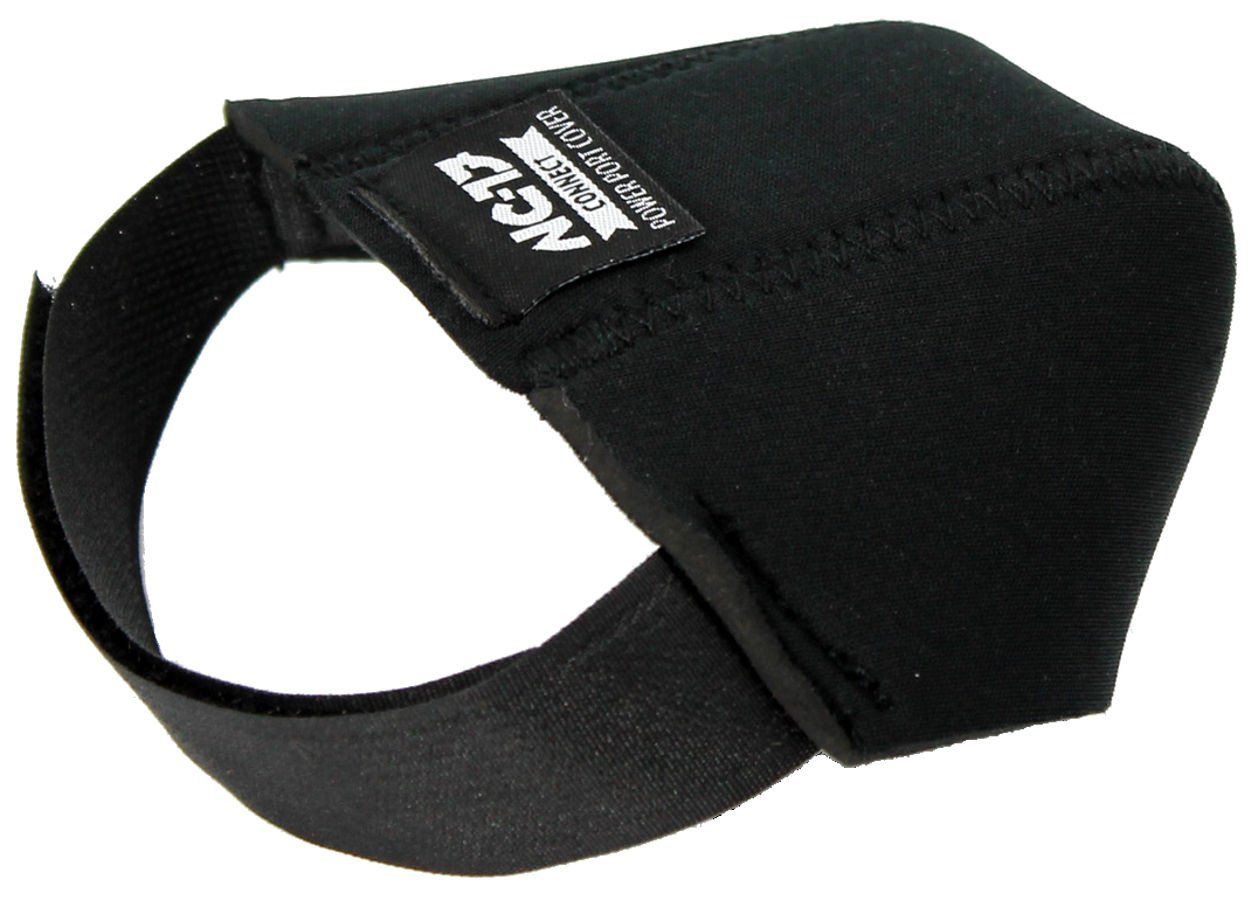 NC-17 Connect Schutzhülle für Stromanschluss - Neopren, schwarz