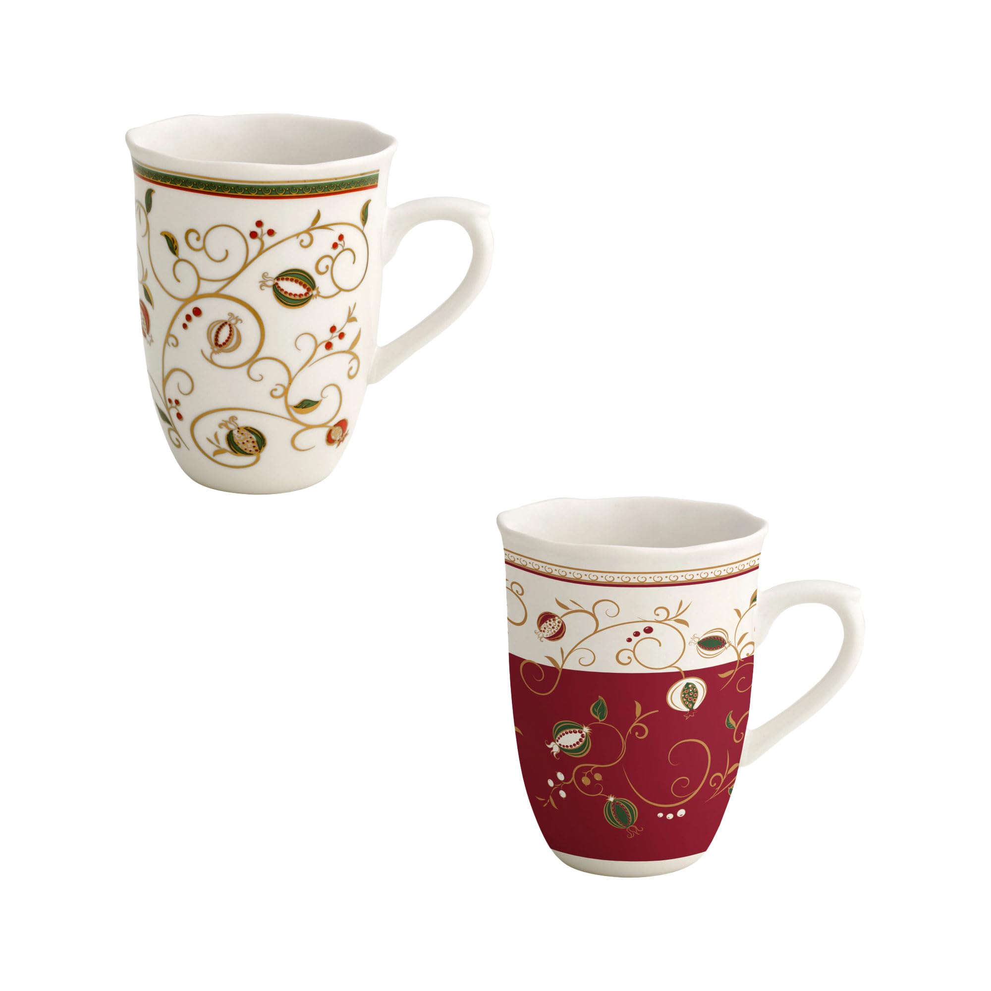 Brandani Tazzina Caffè Elfomagia Bianco/Verde Set 2 Tazzine