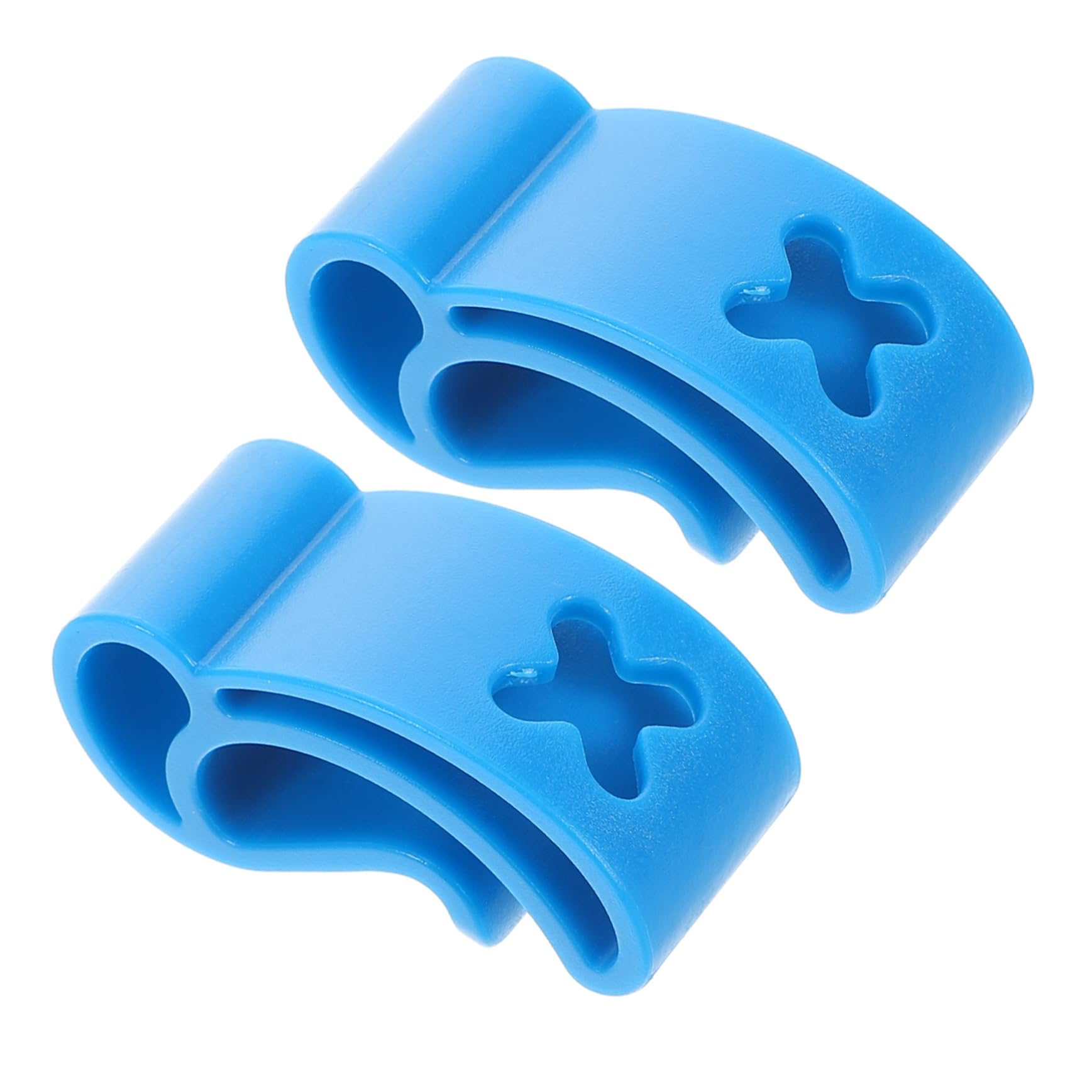 KICHOUSE 2pcs Stainless Steel Disc Holder Abs Material Easy Attachment Clip for Outdoor Activities