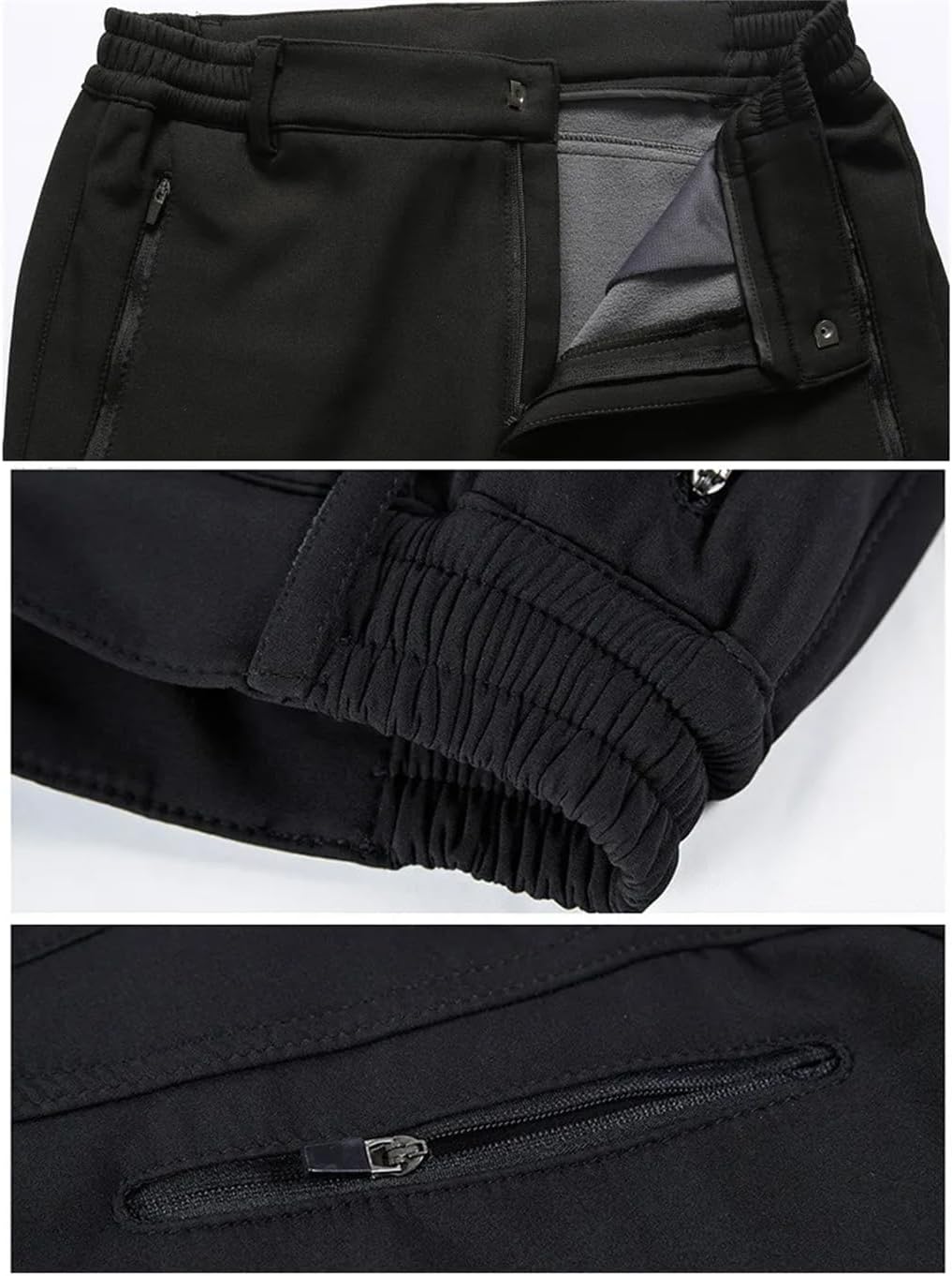 Men Winter Fleece Hiking Jacket Pants Windproof Waterproof Snowboard Ski Coat Trousers Trekking Camping