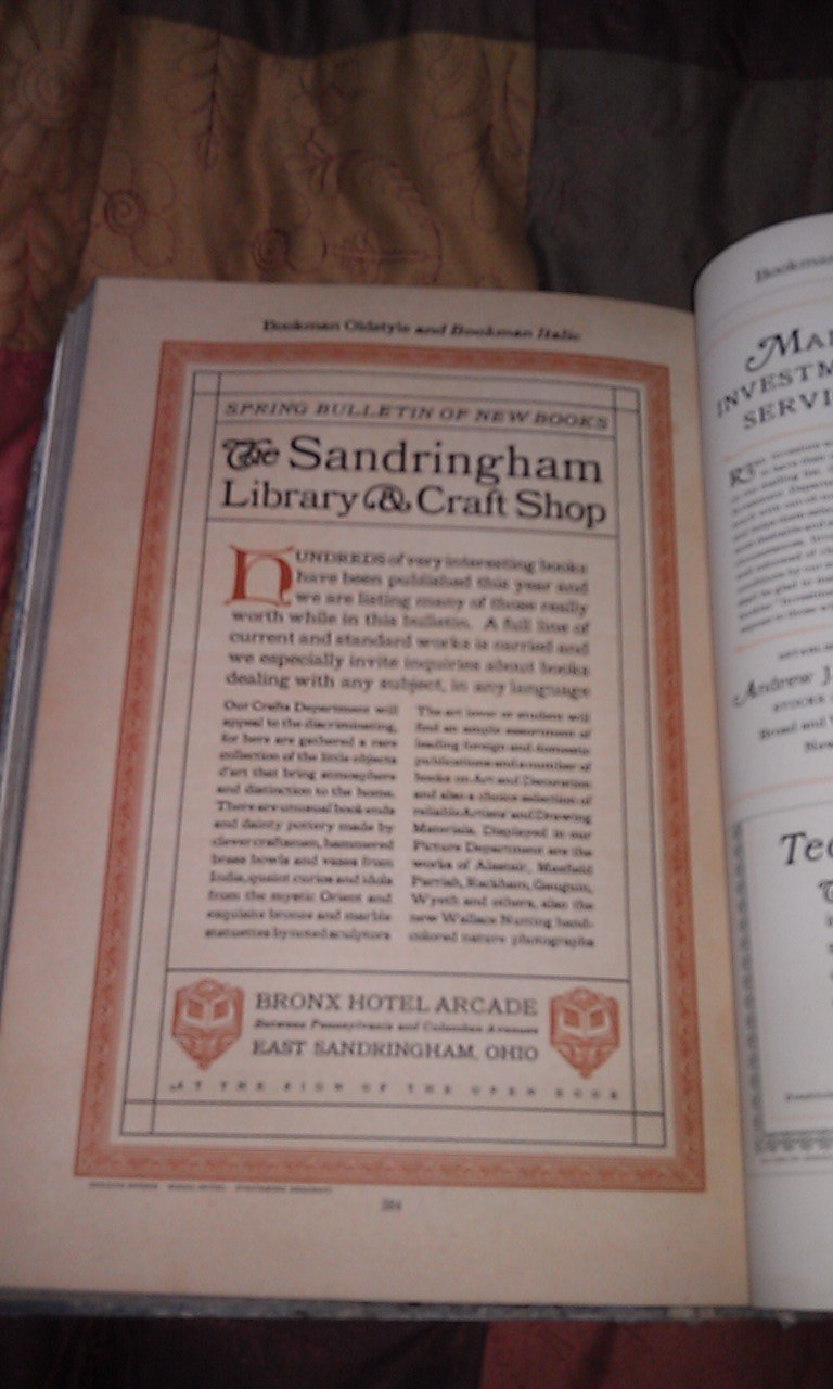 Specimen Book and Catalogue 1923. AMERICAN TYPE FOUNDERS CO. Amazon