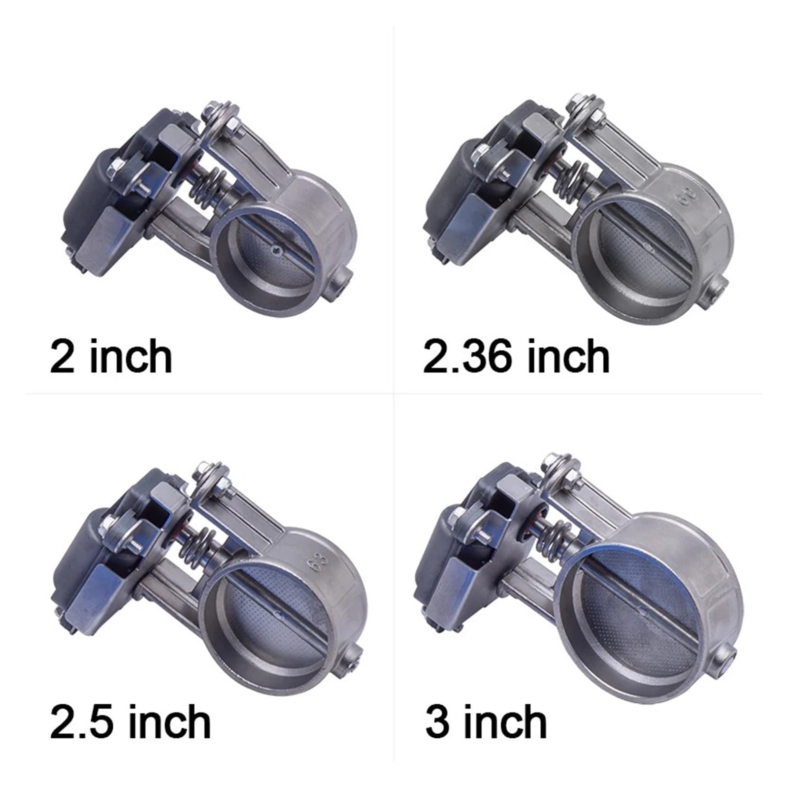 AGR Valvola Valvola Elettrica Di Controllo Dello Scarico Valvola Elettrica Con Tenuta Di Controllo A Pulsante Valvola EGR Ricircolo Gas Scarico(2.75 inch)